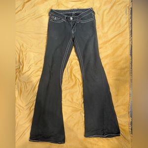 True religion sweatpants olive green